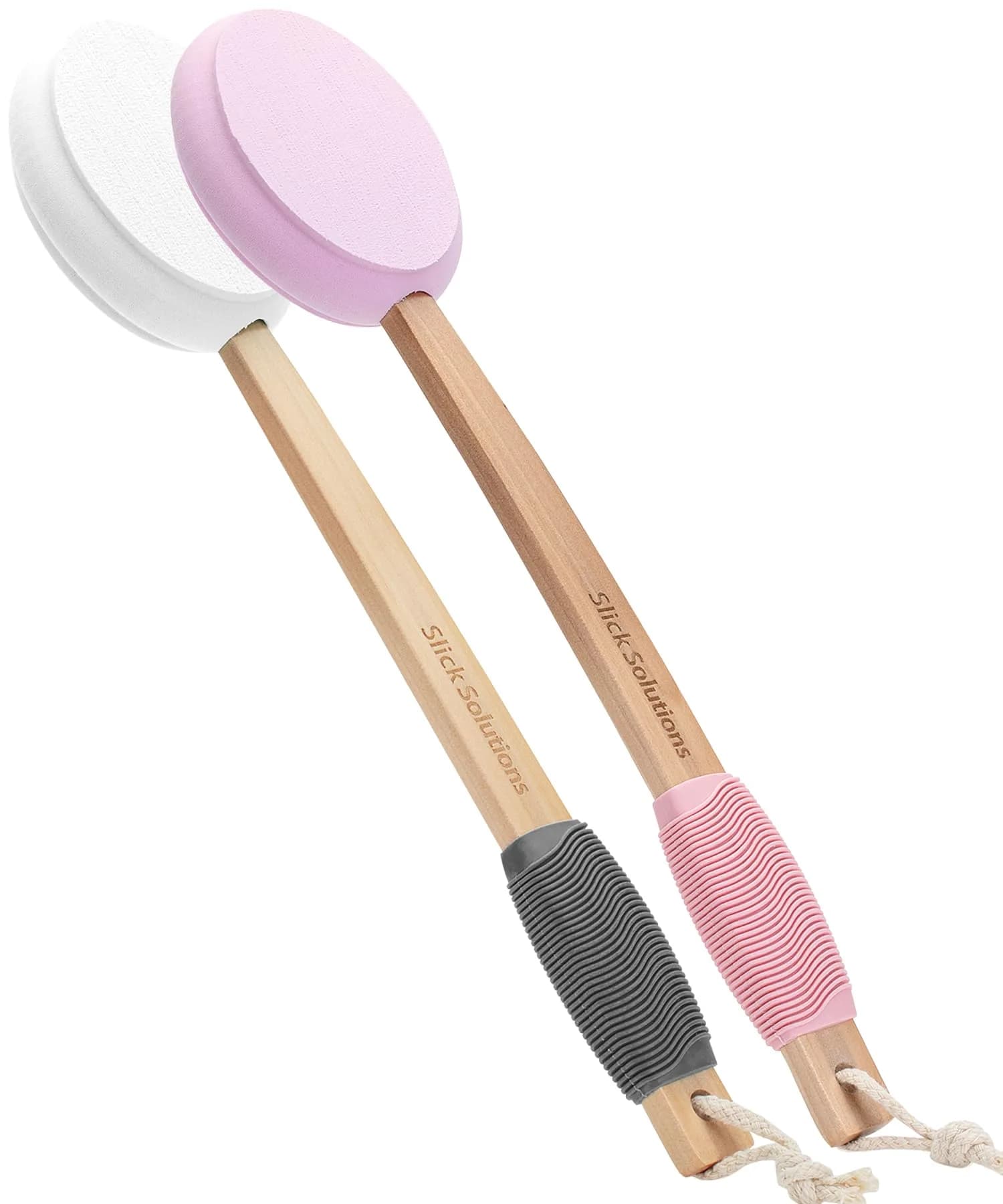 Slick Solutions 17 Inch Lotion Applicator 2 Pack - White and Pink - main product image