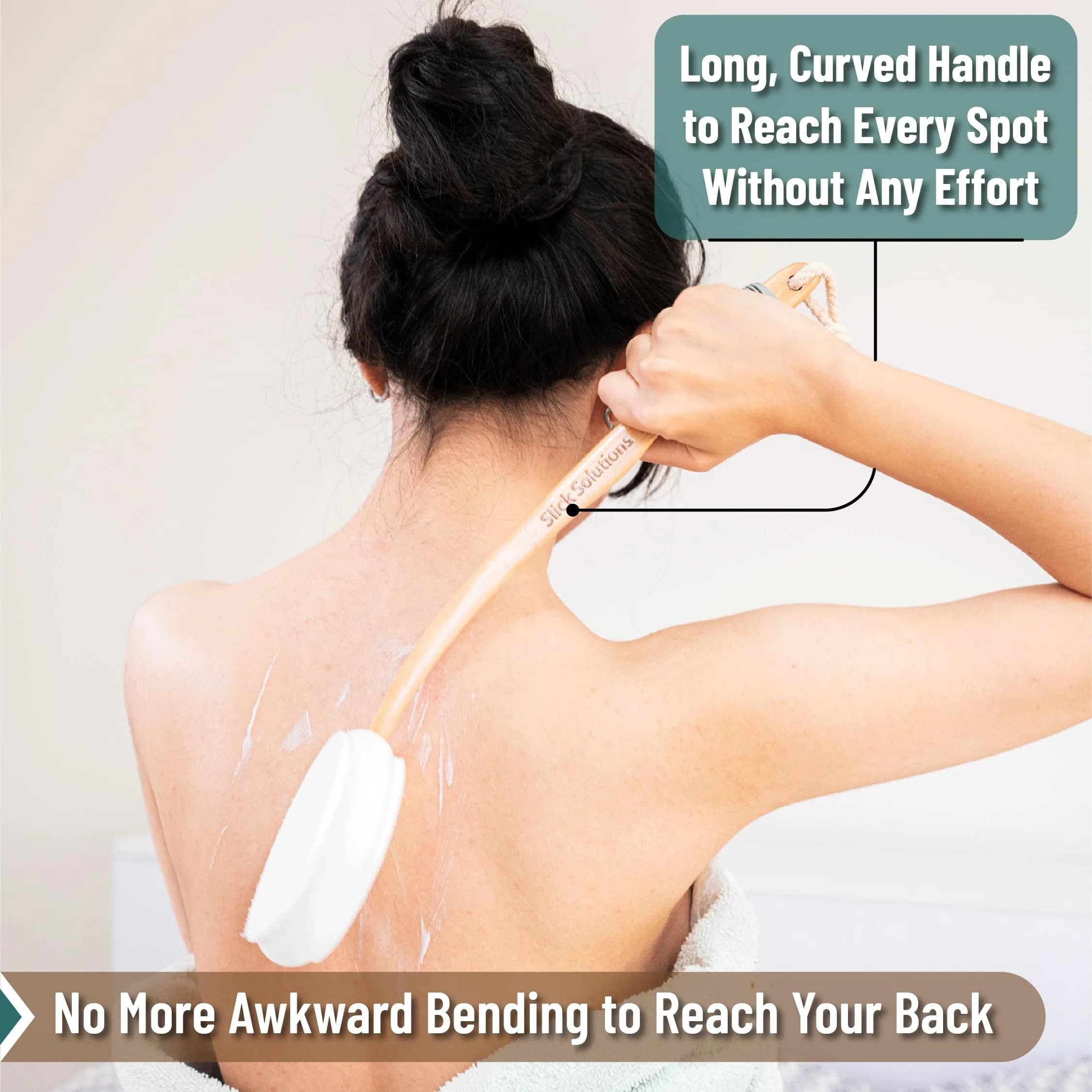 Slick Solutions 17 inch Lotion Applicator with Grey Grip - 2 Pack | Easy Reach for Back & Body - view 3