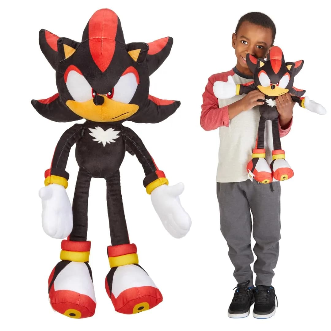 Franco Shadow the Hedgehog Plush Cuddle Pillow Buddy 56cm (22") | Officially Licensed SEGA Product
