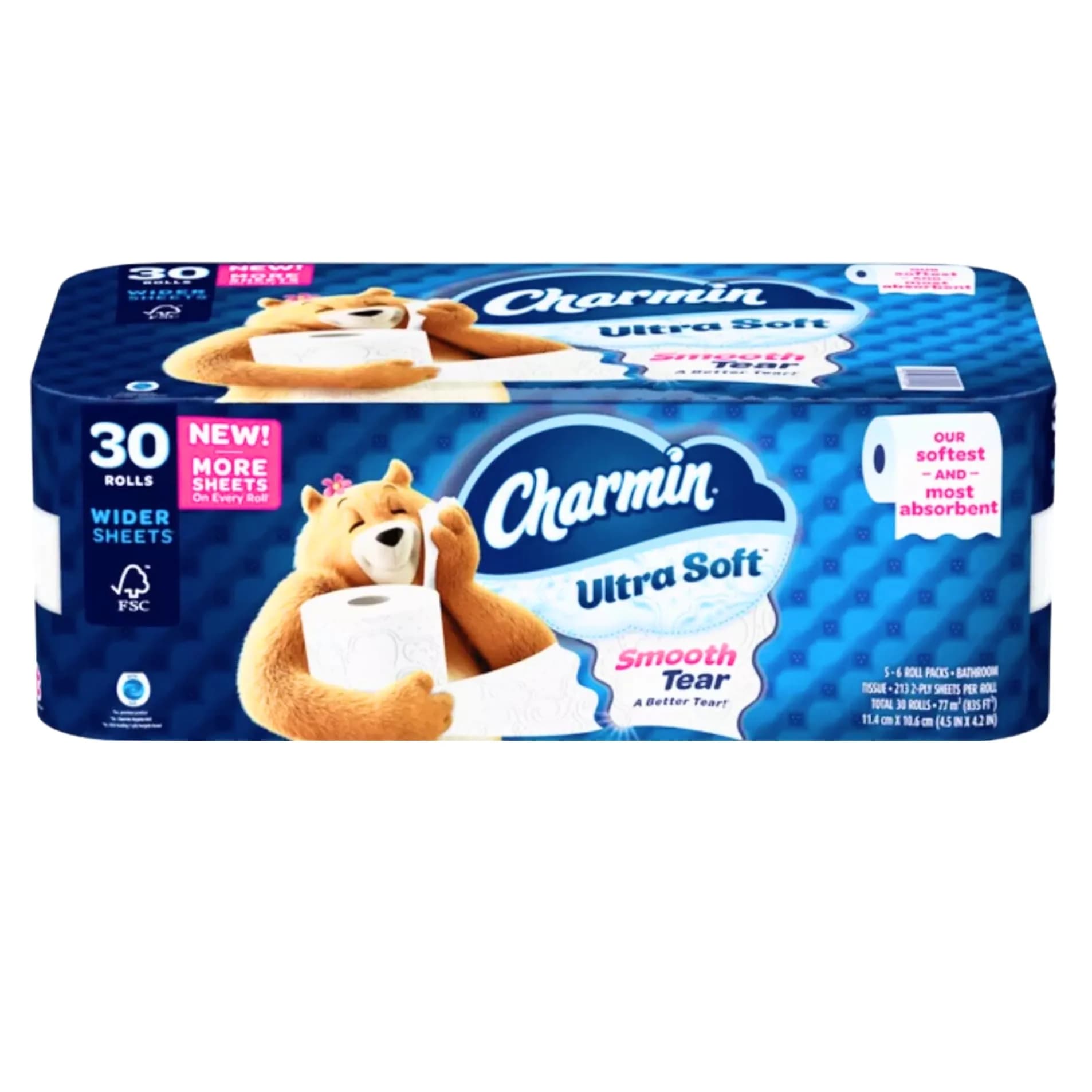 Charmin Ultra Soft Toilet Paper, 30 Jumbo Rolls | Eco-Friendly & Biodegradable - main product image