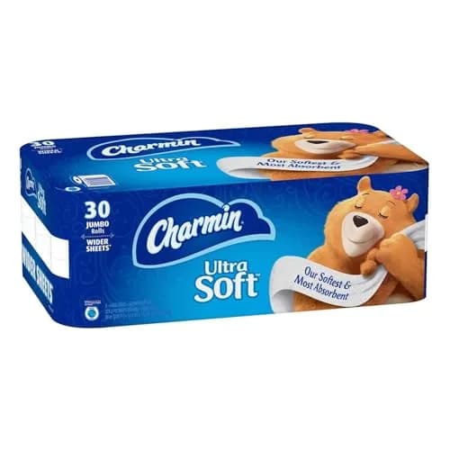 Charmin Ultra Soft Bathroom Tissue 30 Jumbo Rolls | 2-Ply Softness for Indian Homes thumbnail 3
