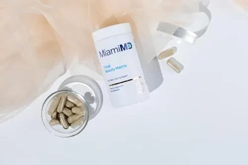 MiamiMD Total Beauty Matrix Collagen Capsules 60 Count | Vitamin C for Hair, Skin & Nails thumbnail 4