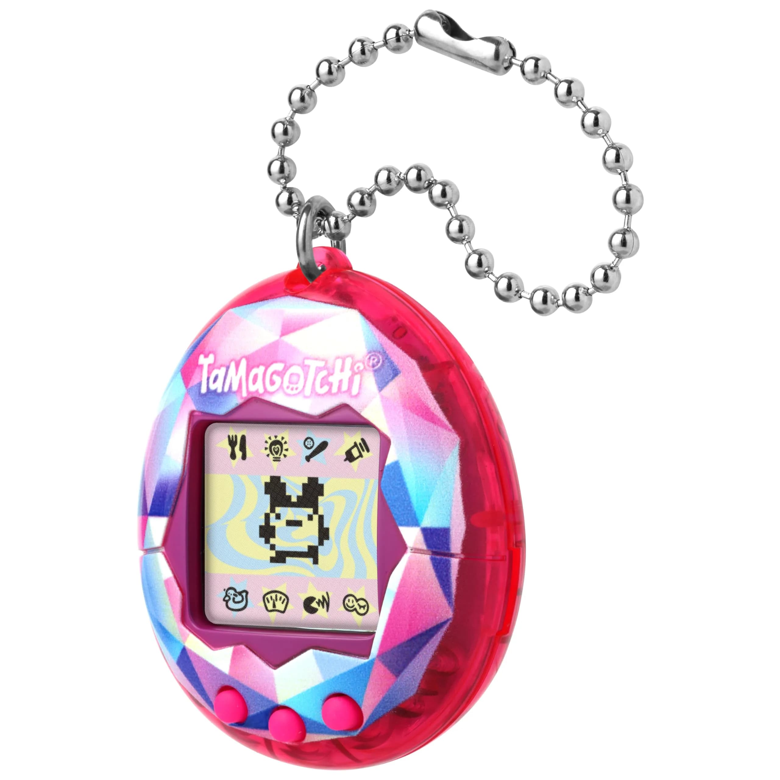 Tamagotchi Original Pink Treasure Jewel Electronic Pet | Nostalgic Fun for Kids 8+ - view 2