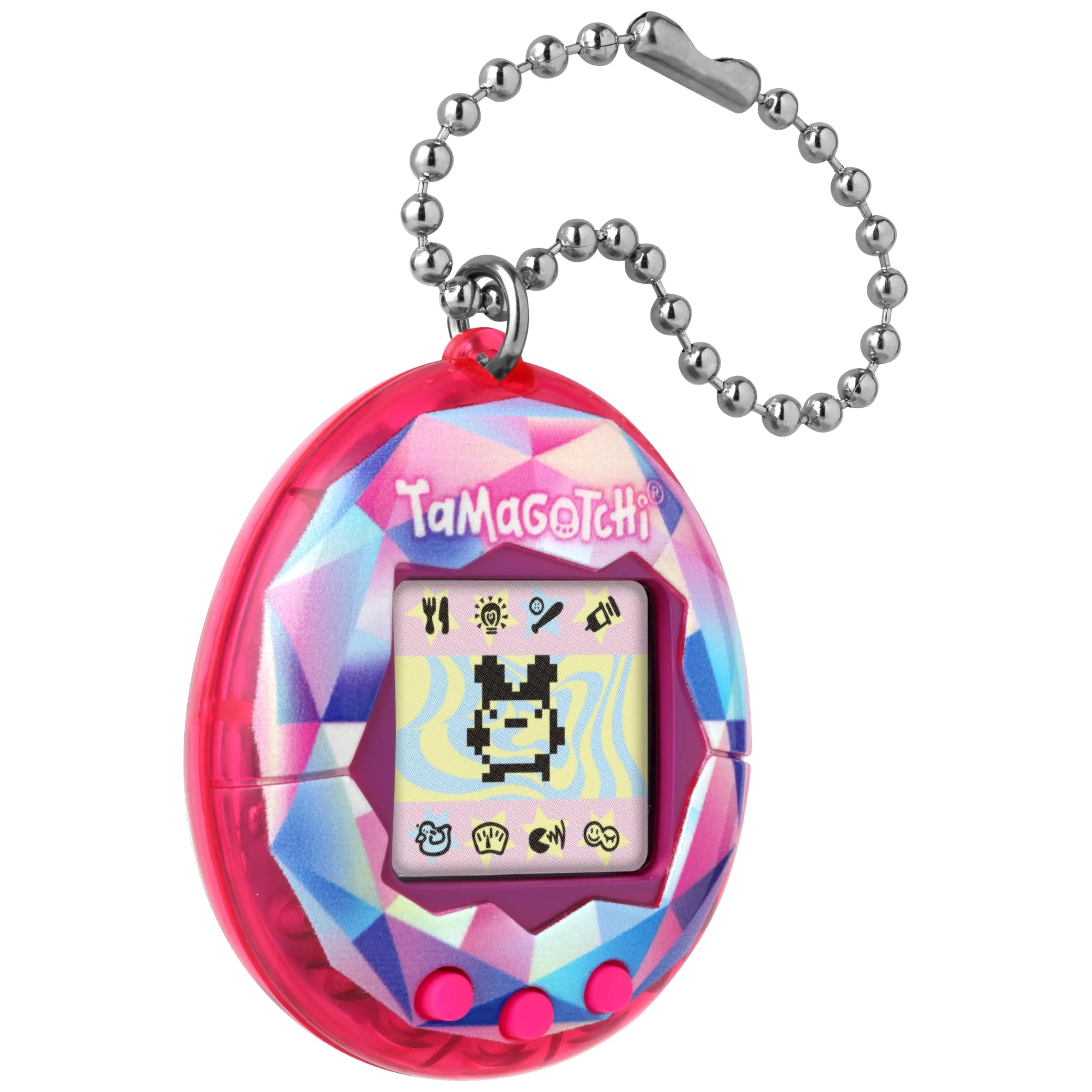 Tamagotchi Original Pink Treasure Jewel Electronic Pet | Nostalgic Fun for Kids 8+ - view 3