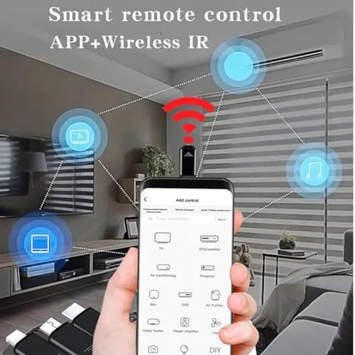 Tuanzi R09 Mini Smartphone IR Remote Controller Adapter for Android & iPhone | Universal Infrared Control thumbnail 4