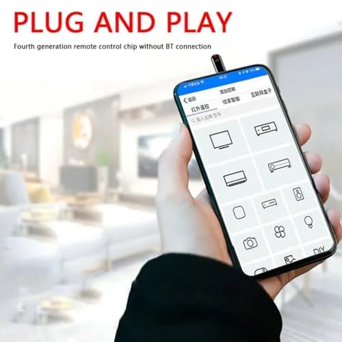 Tuanzi R09 Mini Smartphone IR Remote Controller Adapter for Android & iPhone | Universal Infrared Control thumbnail 6