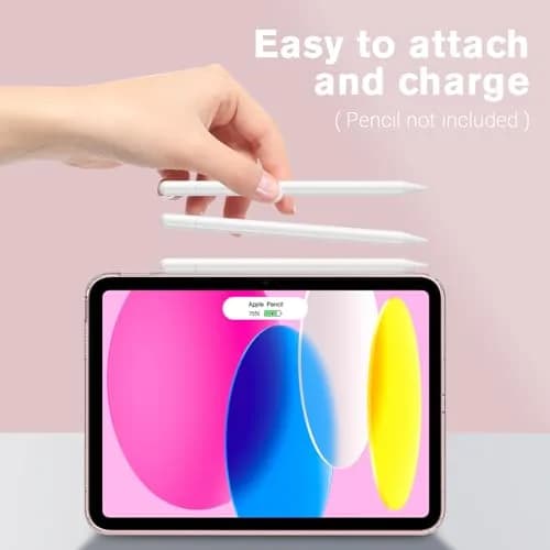 ProCase Clear Back Case for iPad 11th Gen (A16) 2025 11 Inch & iPad 10th Gen 2022 10.9 Inch | Slim Transparent Pink TPU Cover thumbnail 5