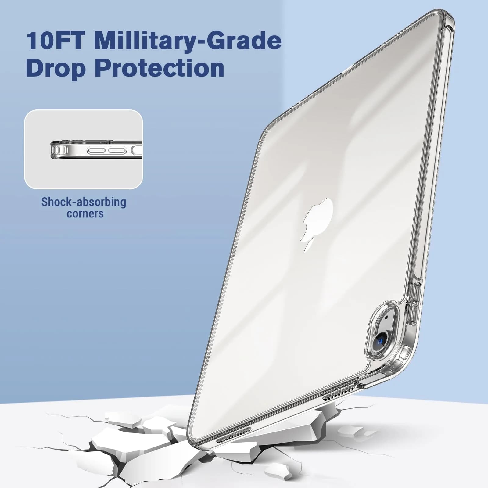 ProCase Clear Back Case for iPad 11th Gen (A16) 2025 & iPad 10th Gen 2022 | Slim Lightweight TPU Cover thumbnail 7