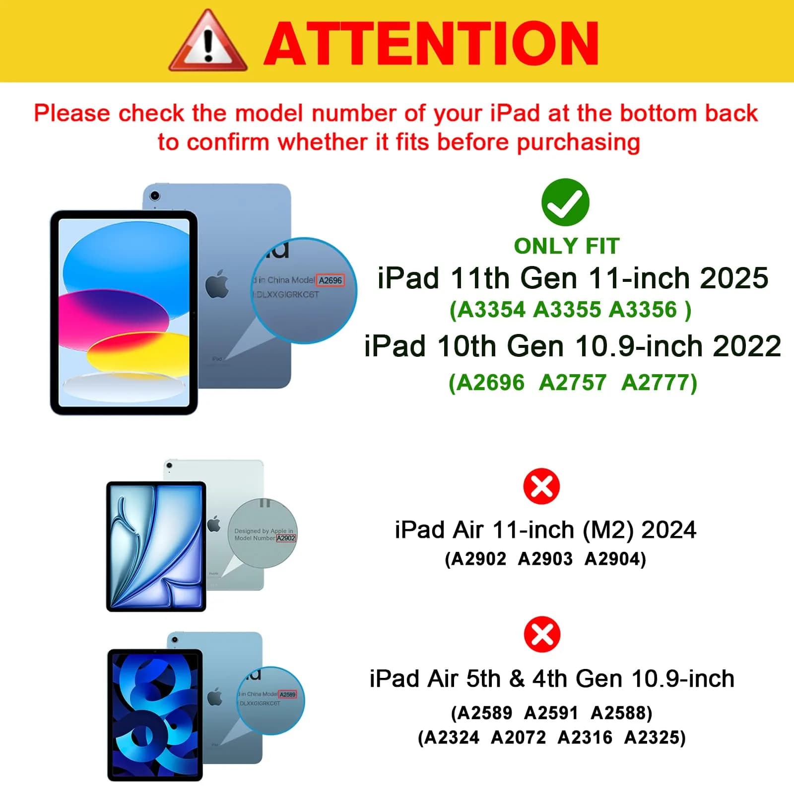 ProCase Clear Back Case for iPad 11th Gen (A16) 2025 & iPad 10th Gen 2022 | Slim Lightweight TPU Cover thumbnail 2