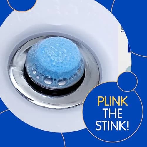 Plink Fizzy Drain Freshner and Cleaner 6 Count | Lemon Scent, Prevents Buildup & Odor (70-120 chars) thumbnail 6