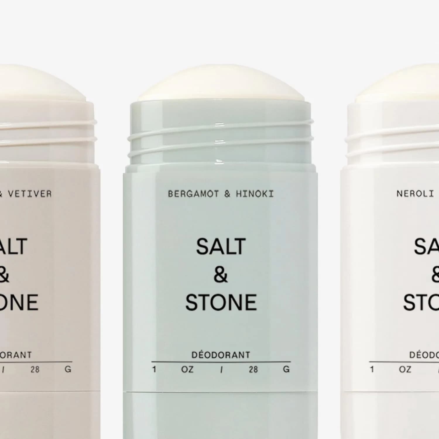Salt & Stone Aluminum Free Deodorant Discovery Set, 48-Hour Protection, Jasmine & Cedar, Bergamot & Hinoki, Black Rose & Oud, Santal & Vetiver - view 8