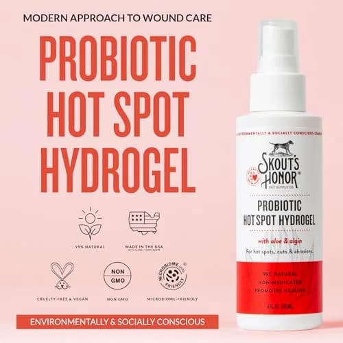 SKOUT'S HONOR Probiotic Hot Spot Hydrogel for Dogs 4 oz | Soothes & Heals Skin thumbnail 2