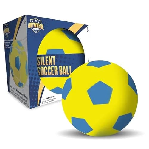 Anywhere Sports Silent Soccer Ball 8-inch | Indoor Foam Practice for All Ages thumbnail 7