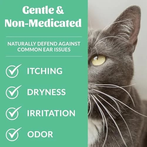 SKOUT'S HONOR Probiotic Cat Ear Cleaner 4 oz | Alcohol-Free, Fragrance-Free, Non-Medicated thumbnail 4