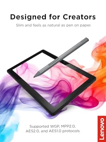 Lenovo Slim Pen Magnetic Precision Stylus for Laptops | 4096 Pressure Levels, Tilt Sensitivity, Rechargeable thumbnail 2