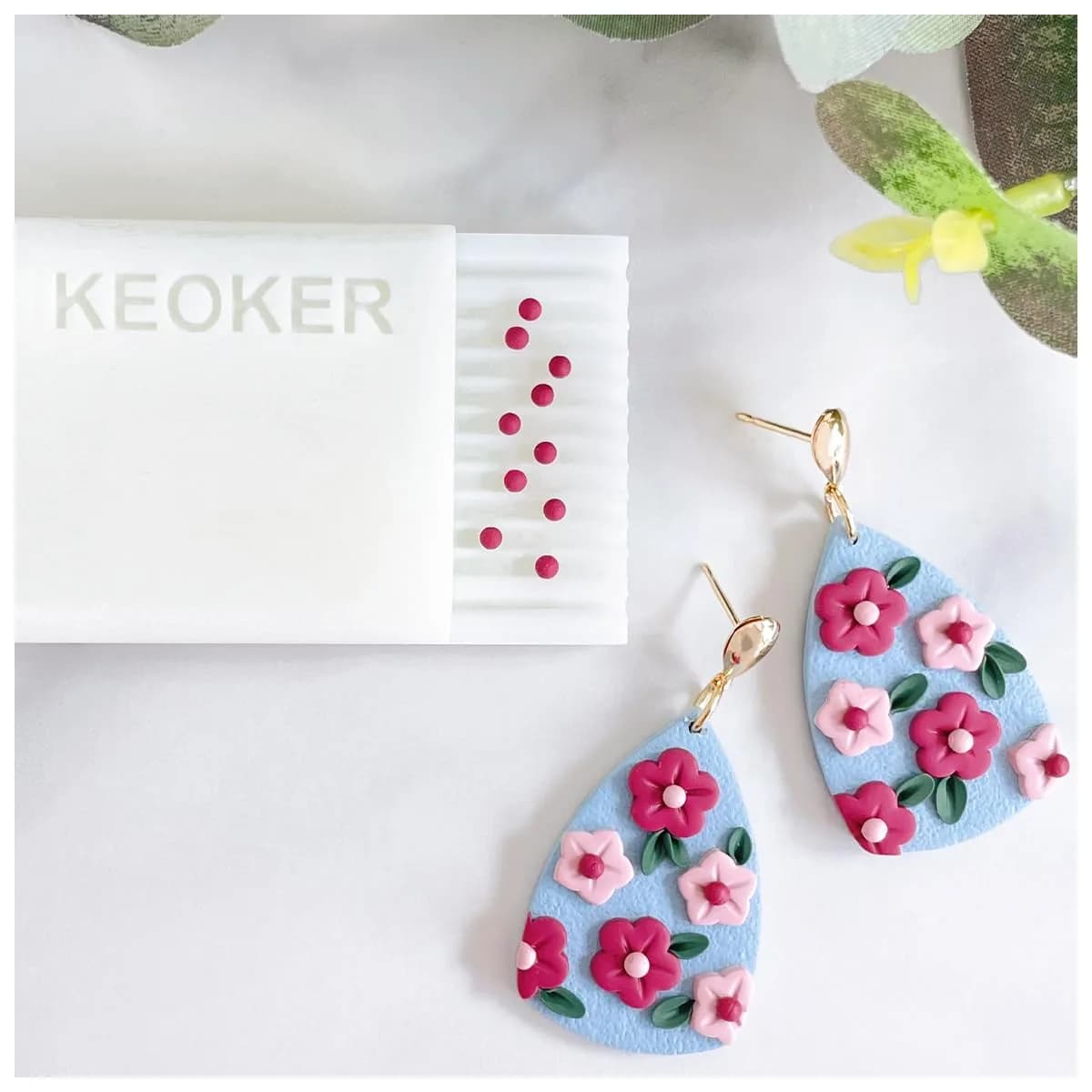 Keoker Polymer Clay Bead Roller 2mm | Bead Maker for Clay Jewelry & Crafts - main product image