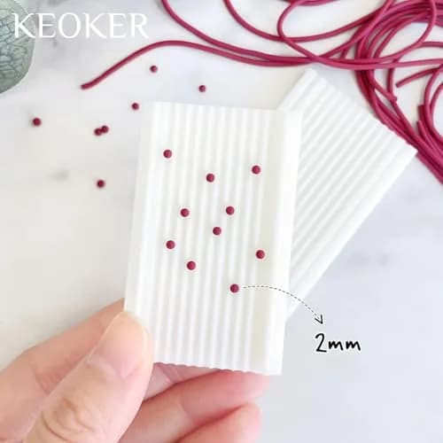 Keoker Polymer Clay Bead Roller 2mm | Bead Maker for Clay Jewelry & Crafts thumbnail 3