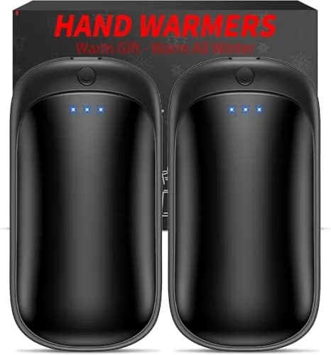 Lerat Rechargeable Hand Warmers 2 Pack (3.32" x 1.8" x 0.79") | 3 Heat Settings, 6-12 Hour Warmth thumbnail 1