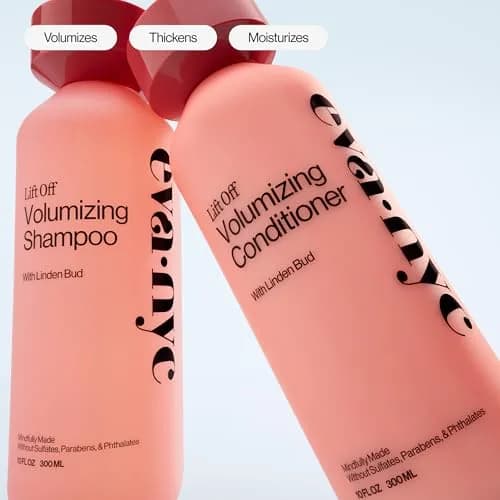 Eva NYC Volumizing Shampoo for Thin, Fine Hair | Instant Volume & Moisture, 10 fl oz thumbnail 6