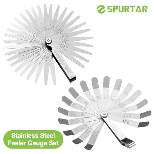 Spurtar Feeler Gauge Set, 32 Blades Tapered & 16 Blades Offset, 0.03-1.00mm (0.001-0.040") | Precision Measurement Tool thumbnail 5