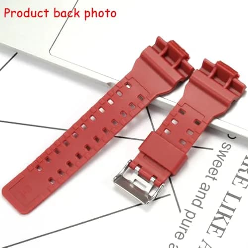 XBHSW Resin Replacement Watch Band for Casio G-Shock GA100 GA110 GA120 GD100 GD120 (Matte Red, 22mm) thumbnail 4