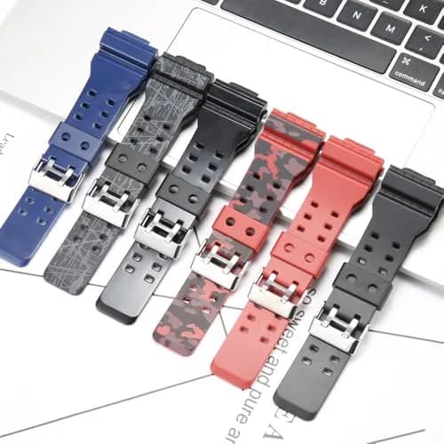 XBHSW Resin Watch Strap Compatible with Casio G-Shock GA100 GA110 GA120 GD100 GD120 (22mm Camouflage Khaki) | Easy Install & Waterproof thumbnail 6