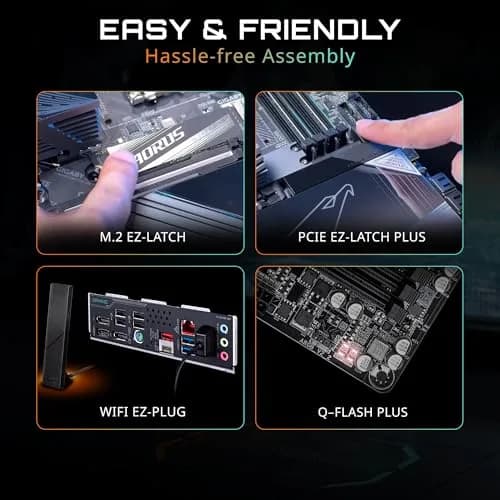 GIGABYTE B850 Eagle WIFI6E AMD AM5 ATX Motherboard Support Ryzen 9000/8000/7000 DDR5 8+2+2 Power Phase 3X M.2 PCIe 5.0 USB-C WIFI6E GbE LAN EZ-Latch 5-Year Warranty thumbnail 2