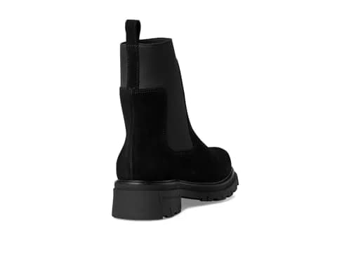C LA CANADIENNE Darren Black Women's Chelsea Boot 6.5 US | Waterproof Italian Suede, Microfiber Lining, Block Heel thumbnail 7