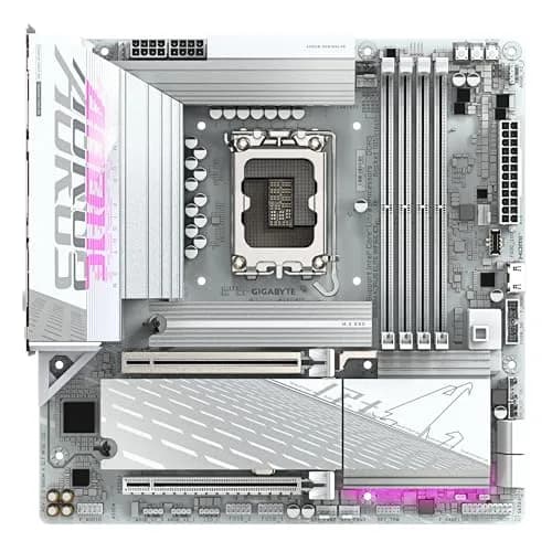 GIGABYTE B860M AORUS Elite WF6E ICE Motherboard | Intel Core Ultra Series, DDR5, PCIe 5.0, WiFi 6E thumbnail 2