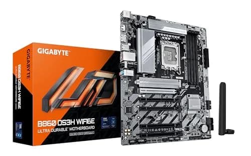 GIGABYTE B860 DS3H WIFI6E Motherboard | Intel Core Ultra Series, DDR5, PCIe 5.0, WiFi 6E (up to 9066MHz DDR5) thumbnail 1