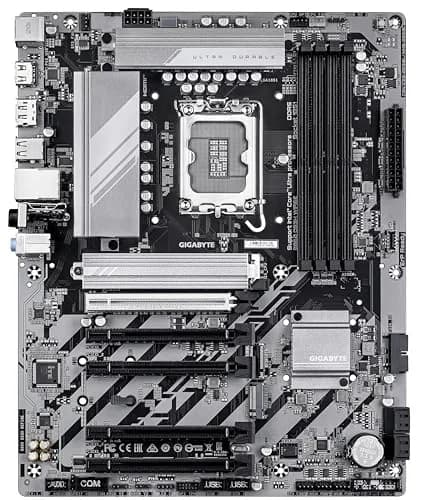 GIGABYTE B860 DS3H WIFI6E Motherboard | Intel Core Ultra Series, DDR5, PCIe 5.0, WiFi 6E (up to 9066MHz DDR5) thumbnail 2