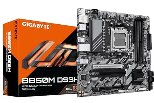 GIGABYTE B850M DS3H Motherboard | AMD Ryzen 9000 Series, DDR5, PCIe 5.0, 2.5GbE LAN thumbnail 1