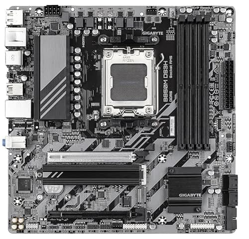 GIGABYTE B850M DS3H Motherboard | AMD Ryzen 9000 Series, DDR5, PCIe 5.0, 2.5GbE LAN thumbnail 2