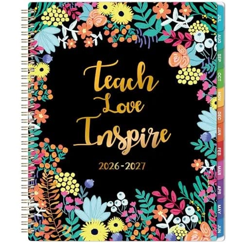 MaaIbok Teacher Planner 2026-2027 | Academic Organizer with Quotes (8.5'' x 11'') thumbnail 1