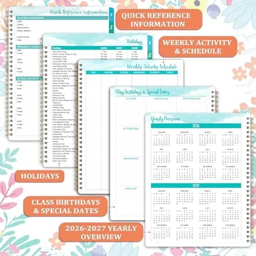 MaaIbok Teacher Planner 2026-2027 | Academic Organizer with Quotes (8.5'' x 11'') thumbnail 5