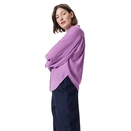 DEE OCLEPPO Jane Long Sleeve Button Front Blouse | Chic, American Design for Women thumbnail 2