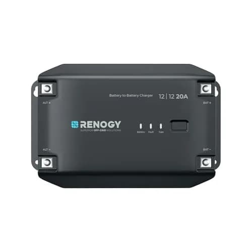 Renogy 12V 20A Battery Charger | Multi-Stage Charging & Bluetooth (100-120c) thumbnail 1