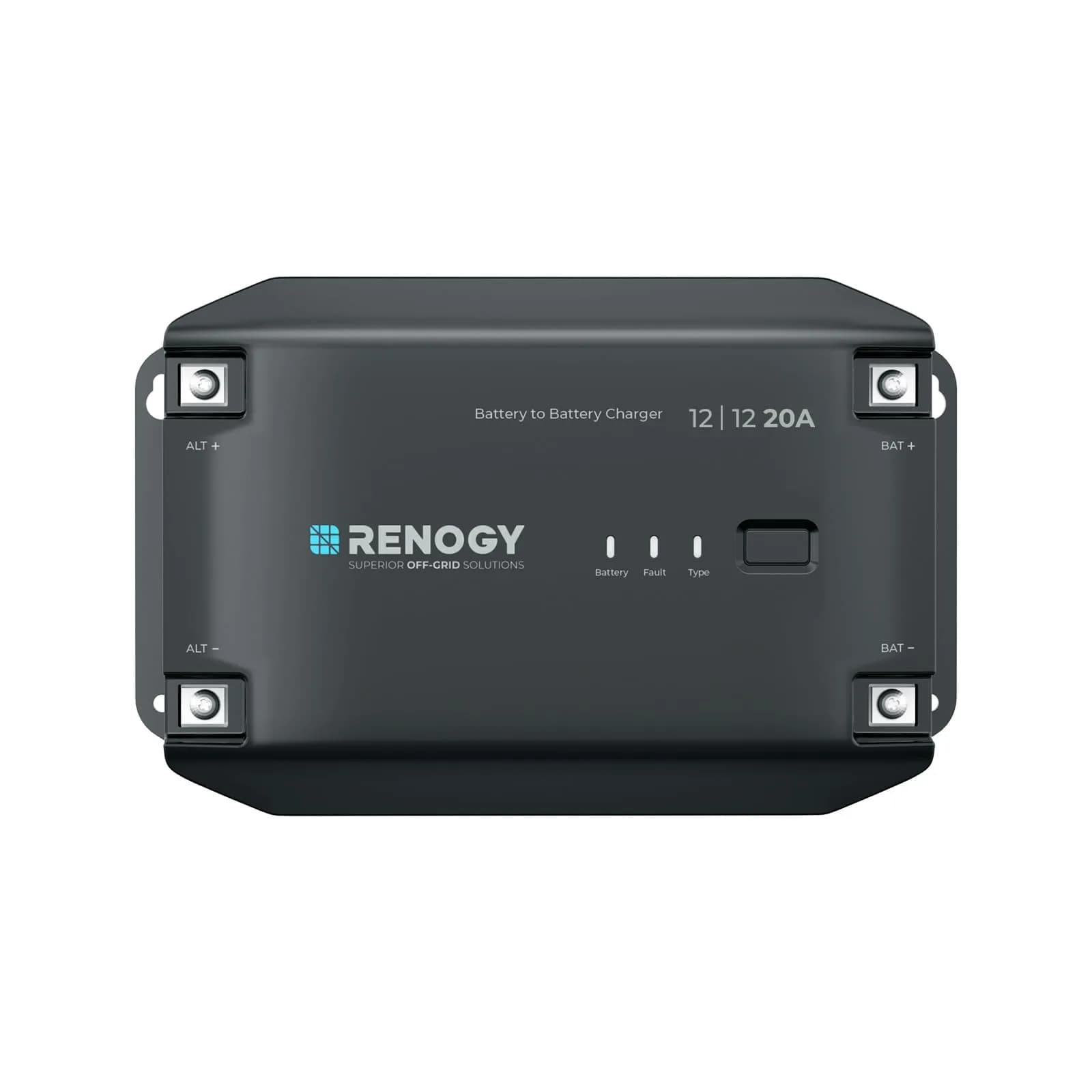Renogy 12V 20A Battery Charger | Multi-Stage Charging & Bluetooth (100-120c) — (Upgraded) 20A