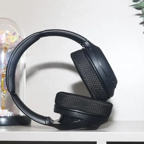 Adhiper Mesh Ear Pads for Sony WH-CH720N WH-CH710N, Black & Purple Edition | Breathable Comfort & Enhanced Sound thumbnail 7