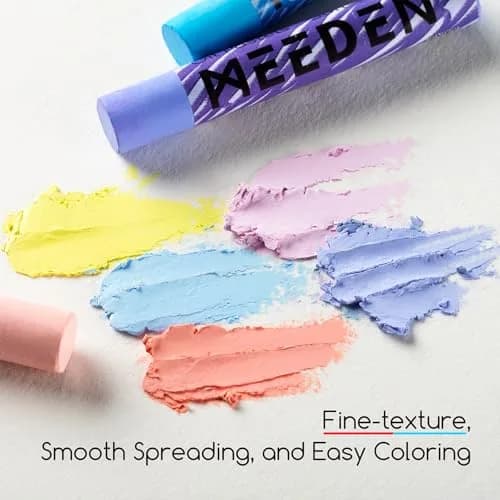 MEEDEN Soft Oil Pastels Set 72 Colors (0.39 in Diameter) | Vibrant Colors for Artists thumbnail 4