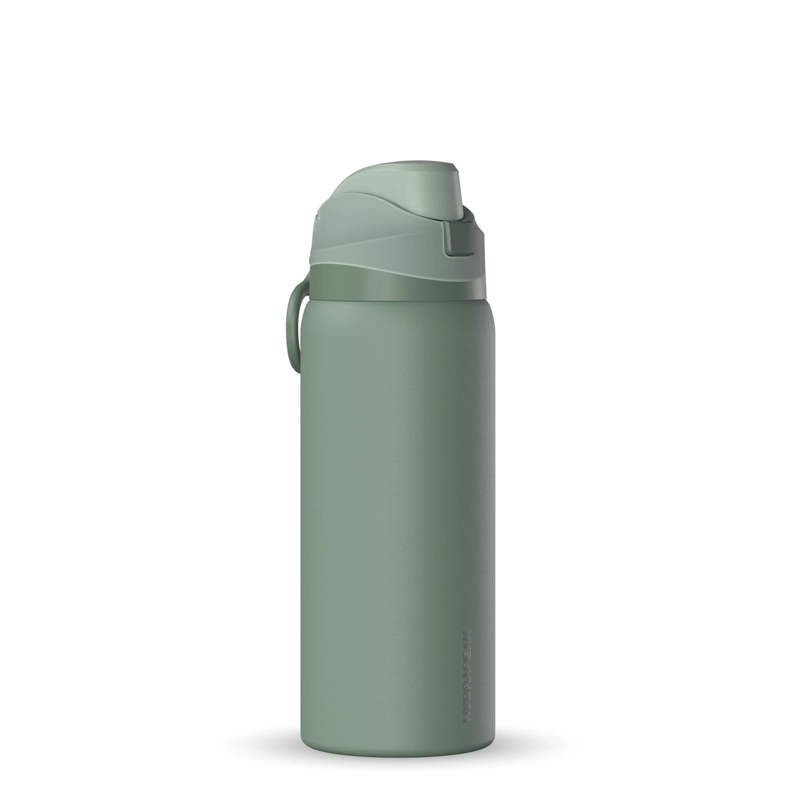 Hydrapeak Oasis 32oz (950ml) Insulated Water Bottle with Locking Chug Lid & Handle | Keeps Cold 24 Hours — Sage Leaf