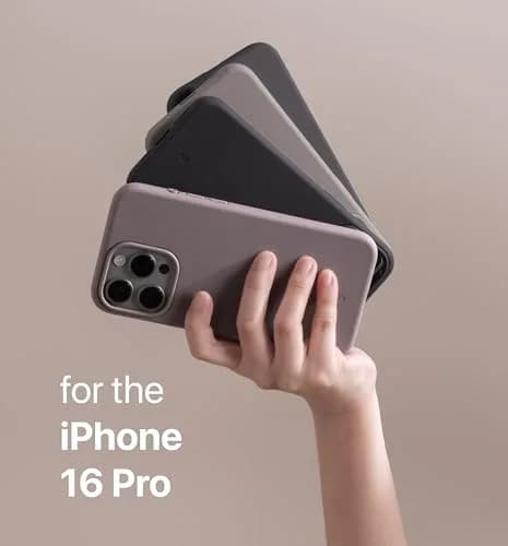 TineeOwl for iPhone 16 Pro Magnetic Case, Camera Control Button, Compatible with MagSafe, TPU, Minimalist, Slim/Thin, Grippy - Dune Series (Dusty Lilac, iPhone 16 Pro) thumbnail 7