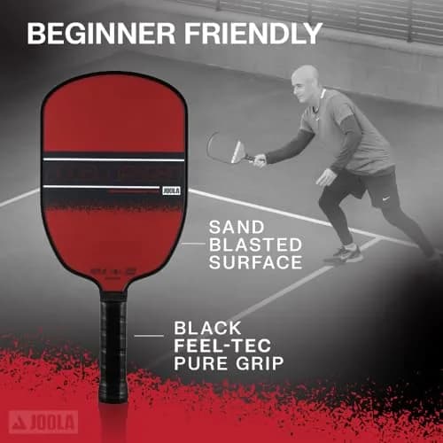 JOOLA Agassi Champion 12mm Pickleball Paddle | 42cm (16.5") x 19cm (7.5") thumbnail 4