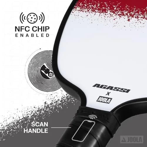 JOOLA Graf Champion 12mm Pickleball Paddle | Agassi Shape for Enhanced Spin & Control thumbnail 4