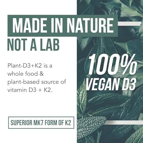 Triquetra Health Organic Plant D3 + K2 | 10,000 IU D3 + 120 mcg K2 | Vegan, Organic, Vegan, 60 Count thumbnail 6