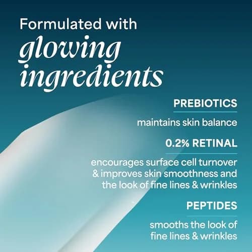 TULA A+ Renewal Advanced Retinal + Peptides Night Facial Serum, 1.01 fl oz | Hydrating, anti-aging night serum with retinoids & peptides thumbnail 4
