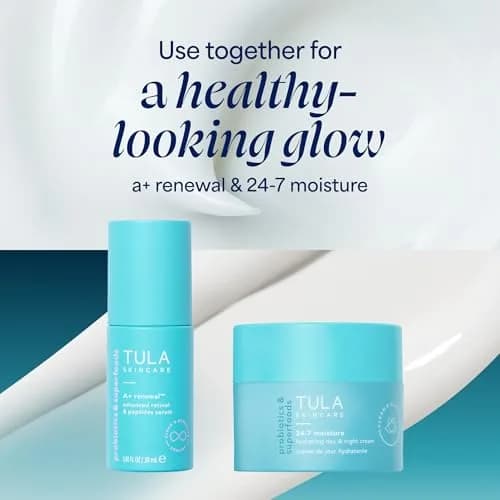 TULA A+ Renewal Advanced Retinal + Peptides Night Facial Serum, 1.01 fl oz | Hydrating, anti-aging night serum with retinoids & peptides thumbnail 7