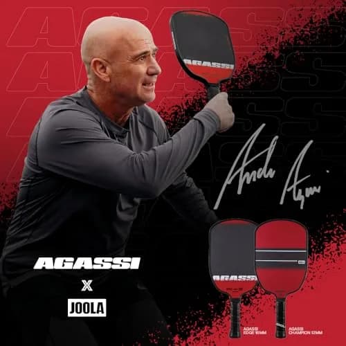 JOOLA Agassi Edge 16mm Pickleball Paddle | Carbon Fiber Spin & Control | USAP & UPA-A Certified (70-120c) thumbnail 6