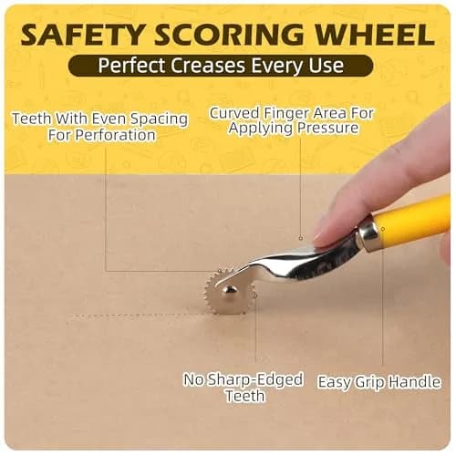 ColoPlay 355 Cardboard Tools for Kids, STEM Education Kit | Safe Cardboard Cutter, Screwdrivers, Nuts & Bolts Set (Yellow) thumbnail 4