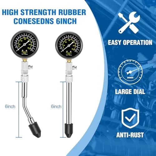 BETOOLL Petrol Engine Cylinder Compression Tester Kit 32 Blades | Accurate Pressure Test for Petrol Engines thumbnail 7